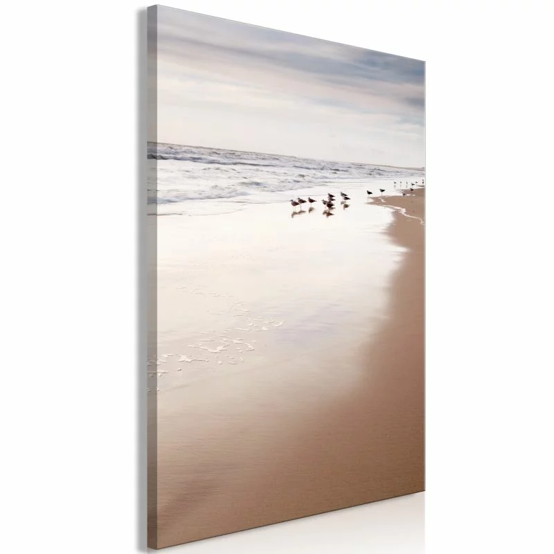 Obraz - Jesienna plaża (1-częściowy) pionowy - obrazek 1