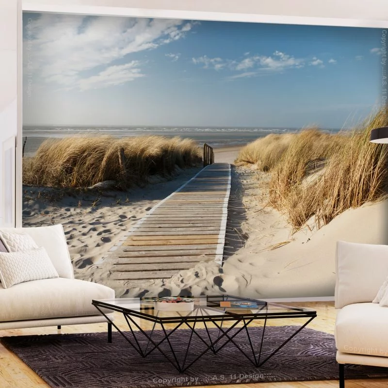 Fototapeta wodoodporna - Samotna plaża - obrazek 1
