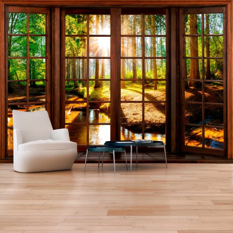 Fototapeta - Leśny taras - obrazek 1