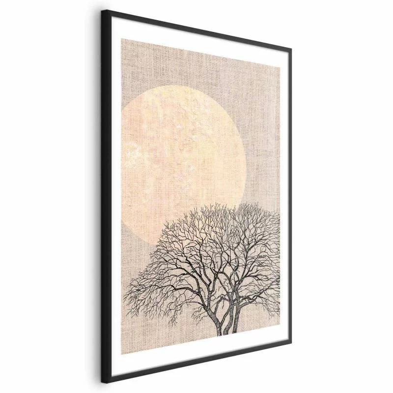 Plakat - Poranna pełnia księżyca - obrazek 1