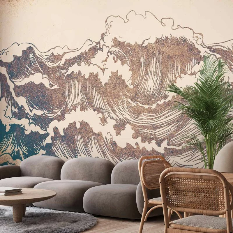 Fototapeta - Olbrzymie fale - obrazek 1