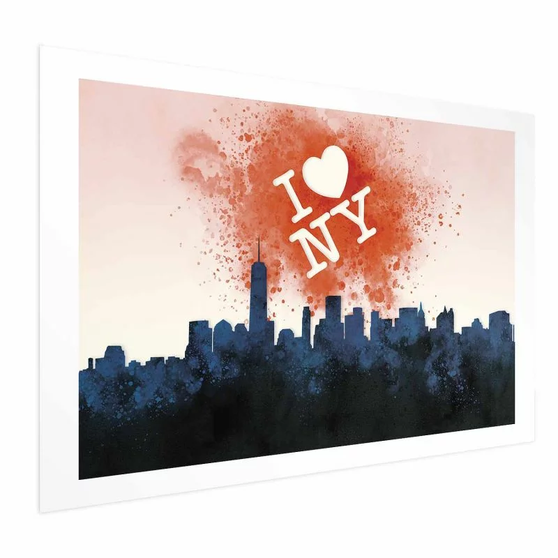 Plakat - I love NY - obrazek 1