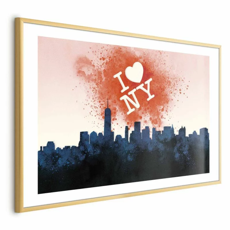 Plakat - I love NY - obrazek 1