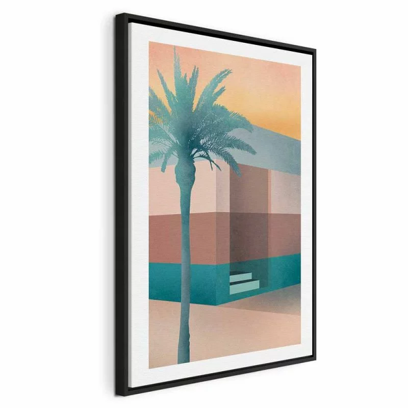 Obraz - Pastelowa uliczka (1-częściowy) pionowy - obrazek 1