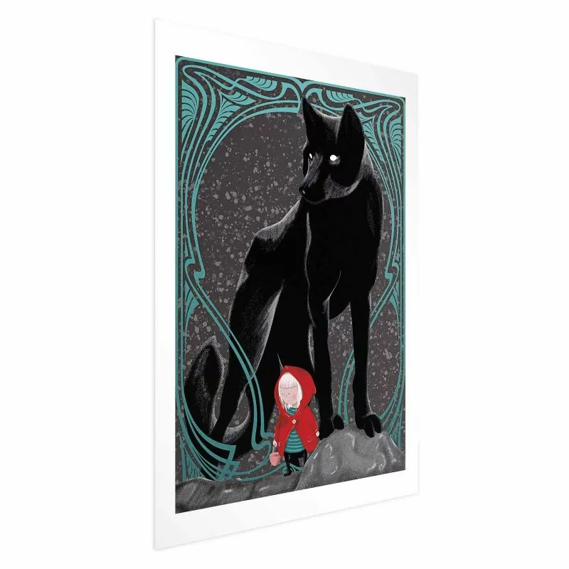 Plakat - Czerwony kapturek - obrazek 1