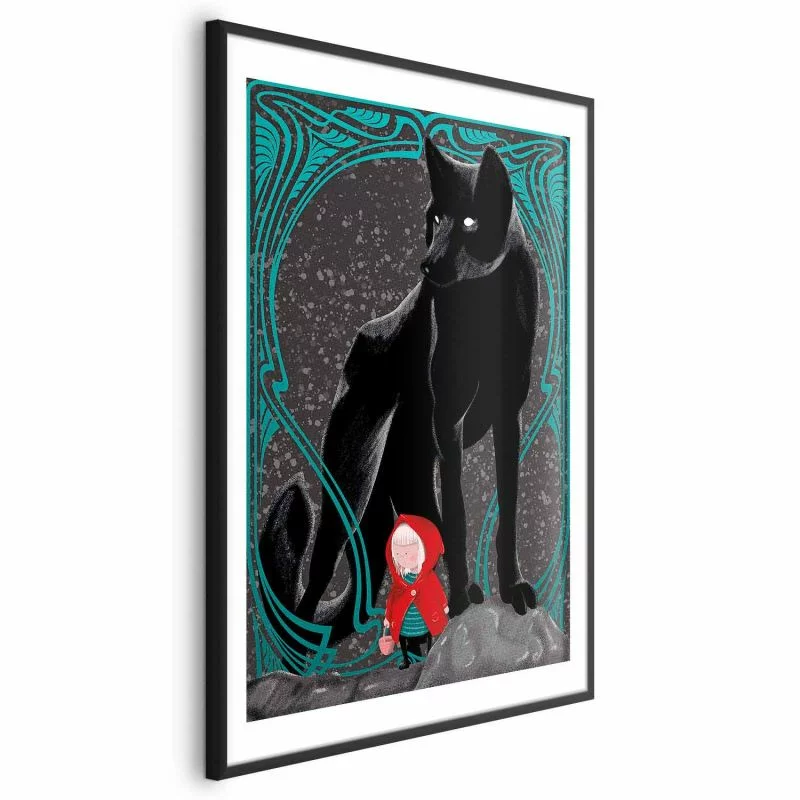 Plakat - Czerwony kapturek - obrazek 1