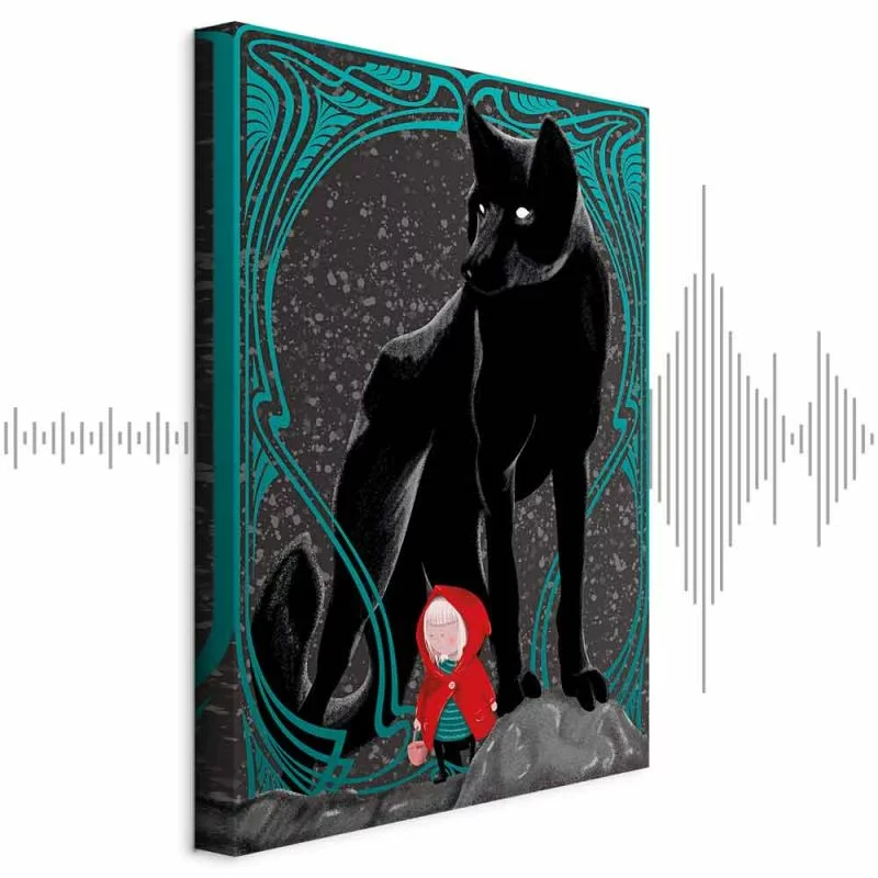 Obraz - Czerwony kapturek (1-częściowy) pionowy - obrazek 1