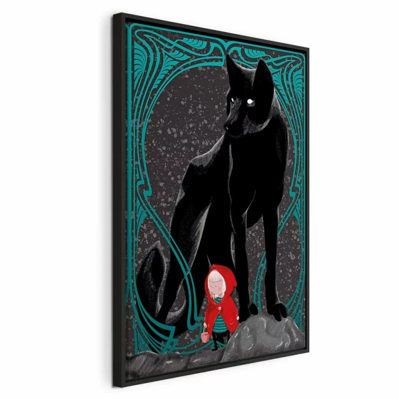 Obraz - Czerwony kapturek (1-częściowy) pionowy - obrazek 1