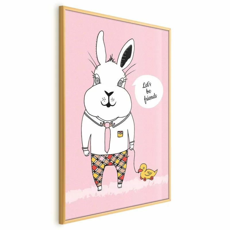 Plakat - Przyjaciel królika - obrazek 1