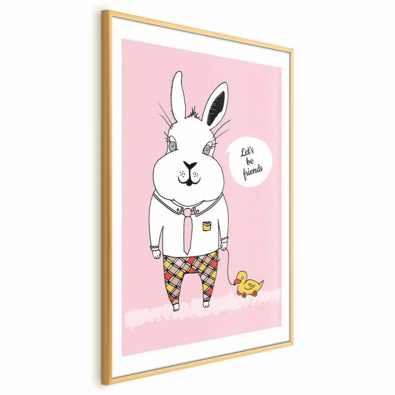 Plakat - Przyjaciel królika - obrazek 1