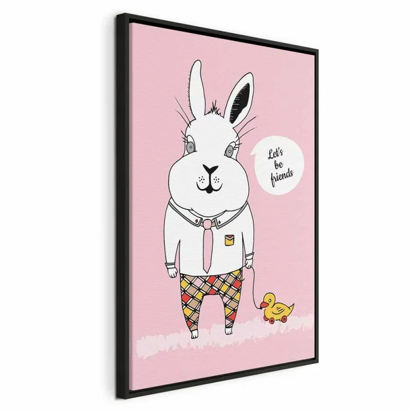 Obraz - Przyjaciel królika (1-częściowy) pionowy - obrazek 1