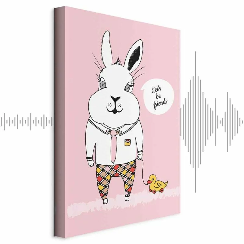 Obraz - Przyjaciel królika (1-częściowy) pionowy - obrazek 1