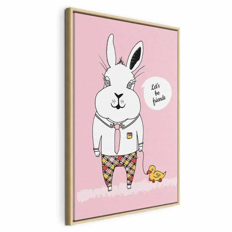 Obraz - Przyjaciel królika (1-częściowy) pionowy - obrazek 1