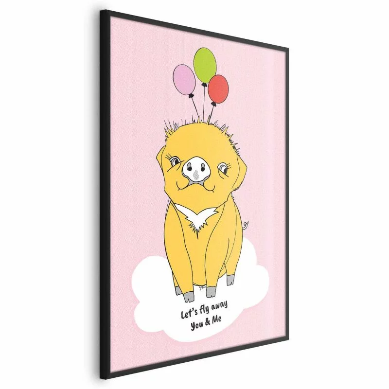 Plakat - Podniebna świnka - obrazek 1