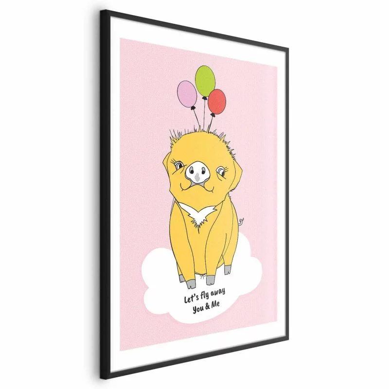 Plakat - Podniebna świnka - obrazek 1