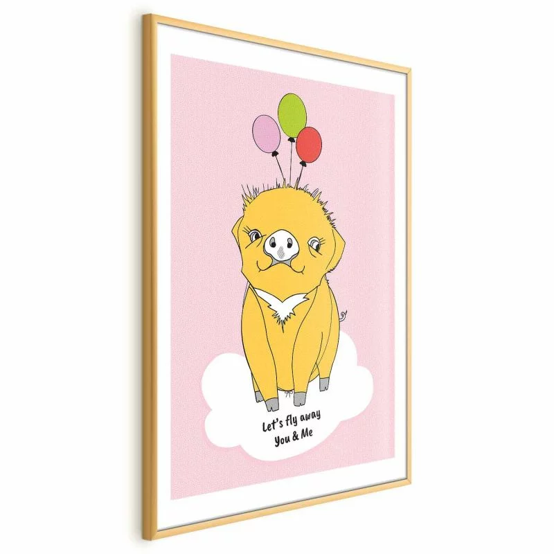 Plakat - Podniebna świnka - obrazek 1