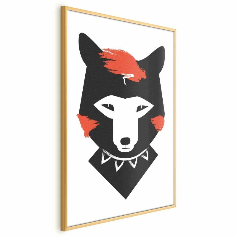 Plakat - Grzeczny lisek - obrazek 1