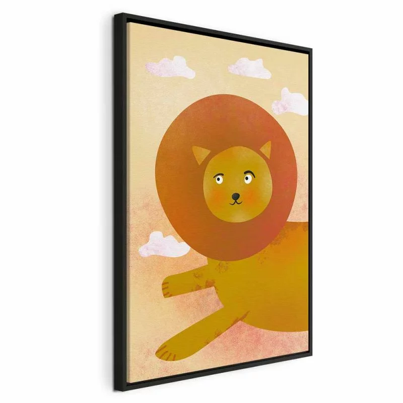 Obraz - Lwia zabawa (1-częściowy) pionowy - obrazek 1