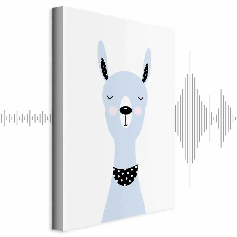 Obraz - Urocza lama (1-częściowy) pionowy - obrazek 1