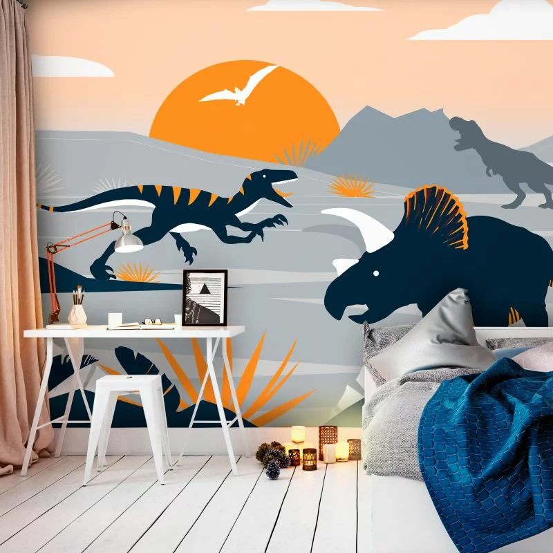 Fototapeta - Ostatnie dinozaury - trzeci wariant - obrazek 1