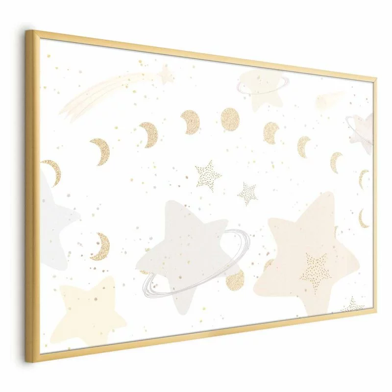 Plakat - Księżyc i gwiazdy - obrazek 1