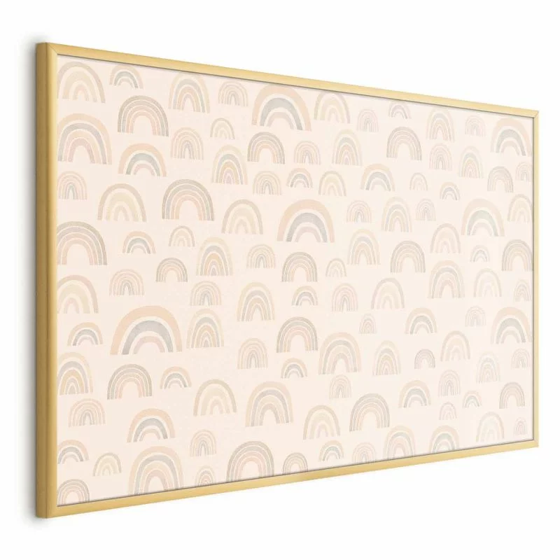Plakat - Pastelowe tęcze - obrazek 1