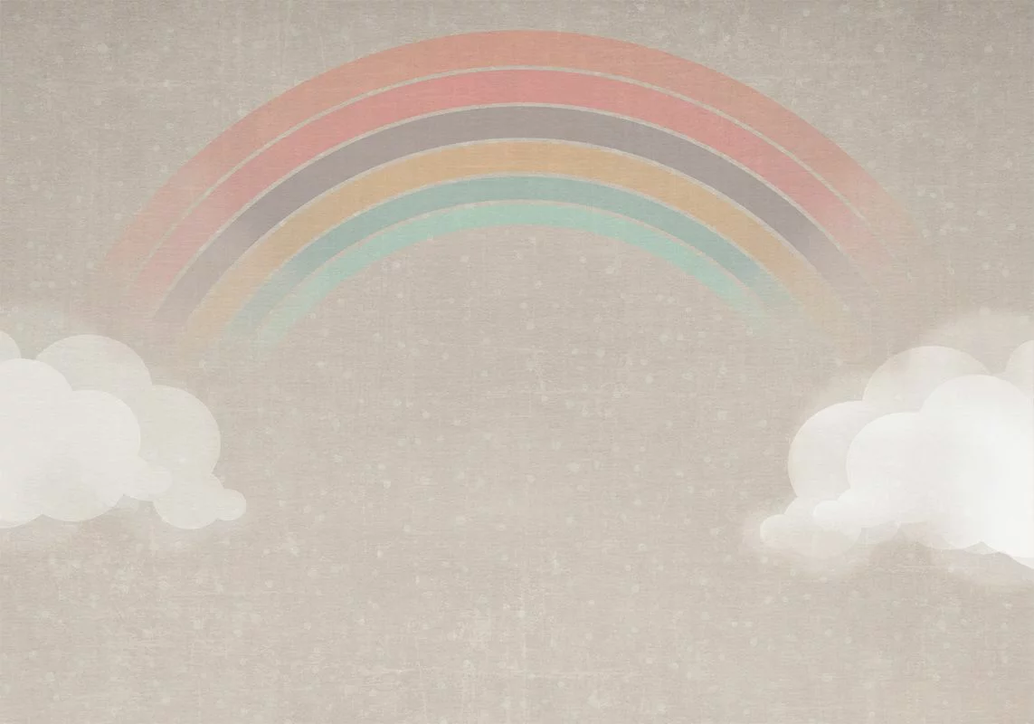 Fototapeta - Tęcza w deszczu - obrazek 1