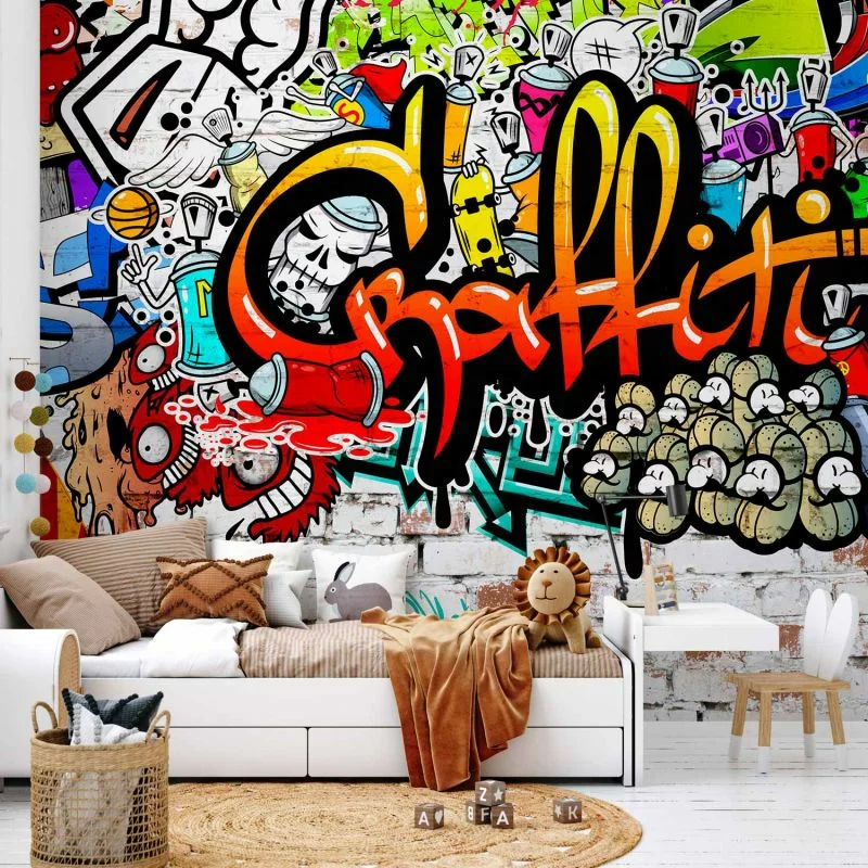Fototapeta - Kolorowe graffiti - obrazek 1