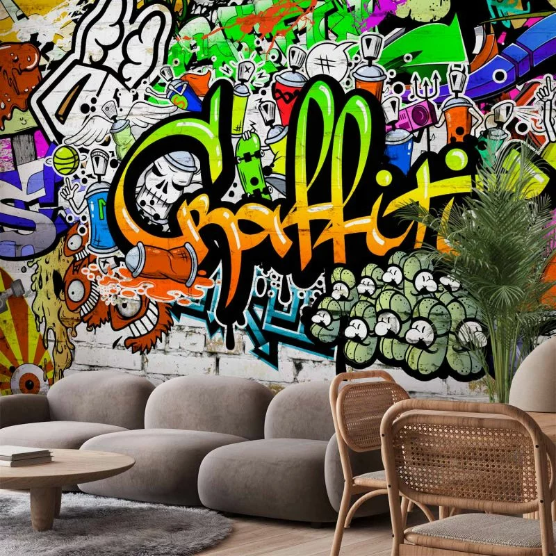 Fototapeta - Graffiti na ścianie - obrazek 1