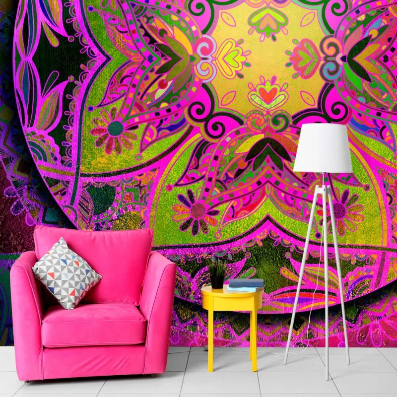 Fototapeta wodoodporna - Mandala: Różowa ekspresja - obrazek 1