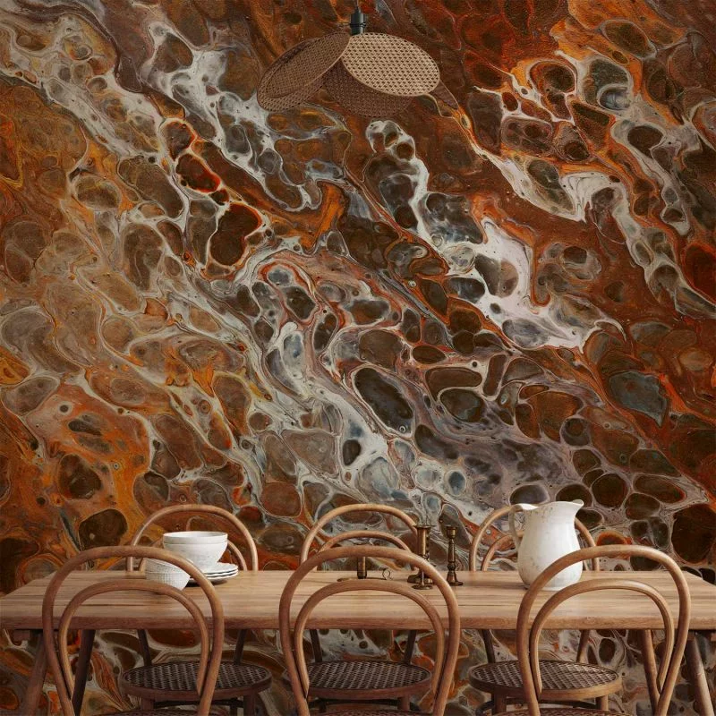 Fototapeta - Brązowe kratery - obrazek 1