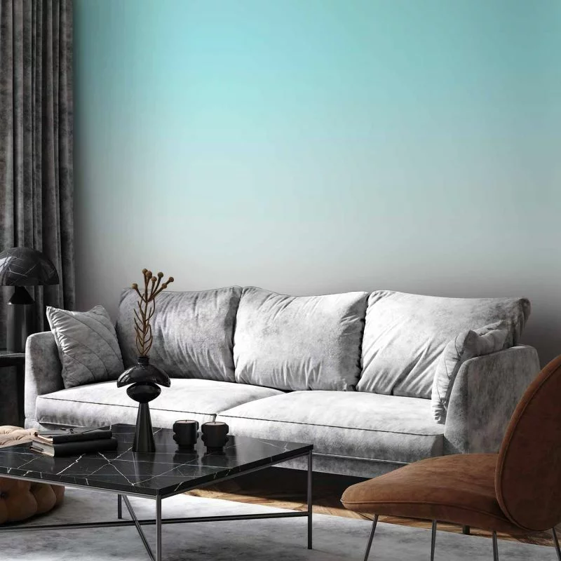 Fototapeta - Letni Poranek - przejście kolorów od jasnoniebieskiego do różowego - obrazek 1