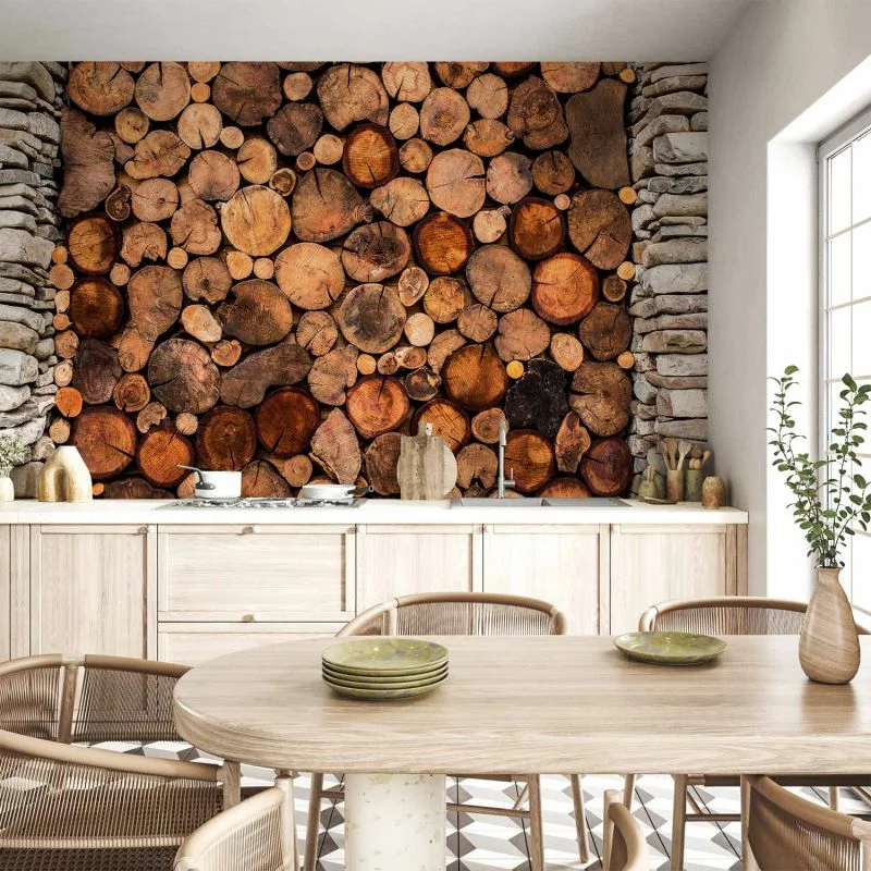 Fototapeta wodoodporna - Drewniane wrota - obrazek 1