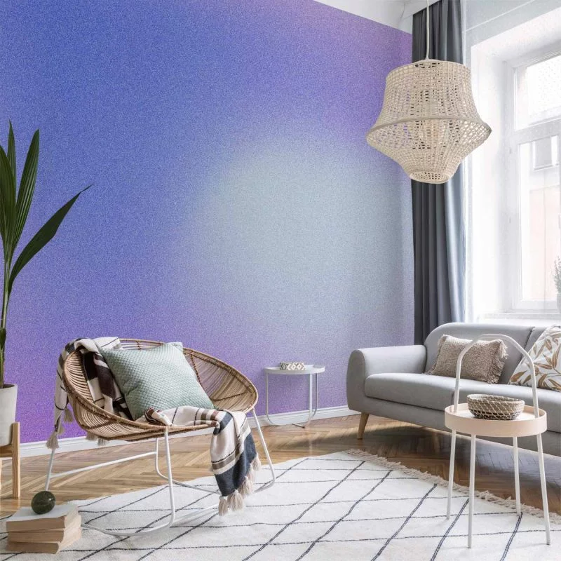 Fototapeta - Wrzosowa mgła - delikatny gradient składający się z wielu odcieni fioletu - obrazek 1