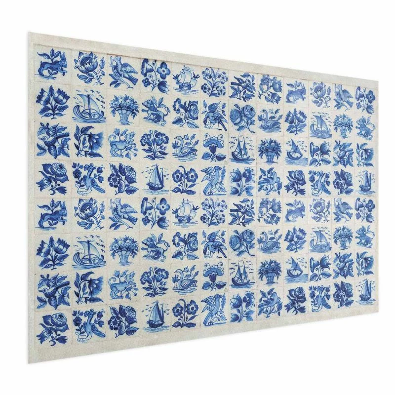Plakat - Płytki azulejos - tradycyjne ceramiczne portugalskie kafle - obrazek 1