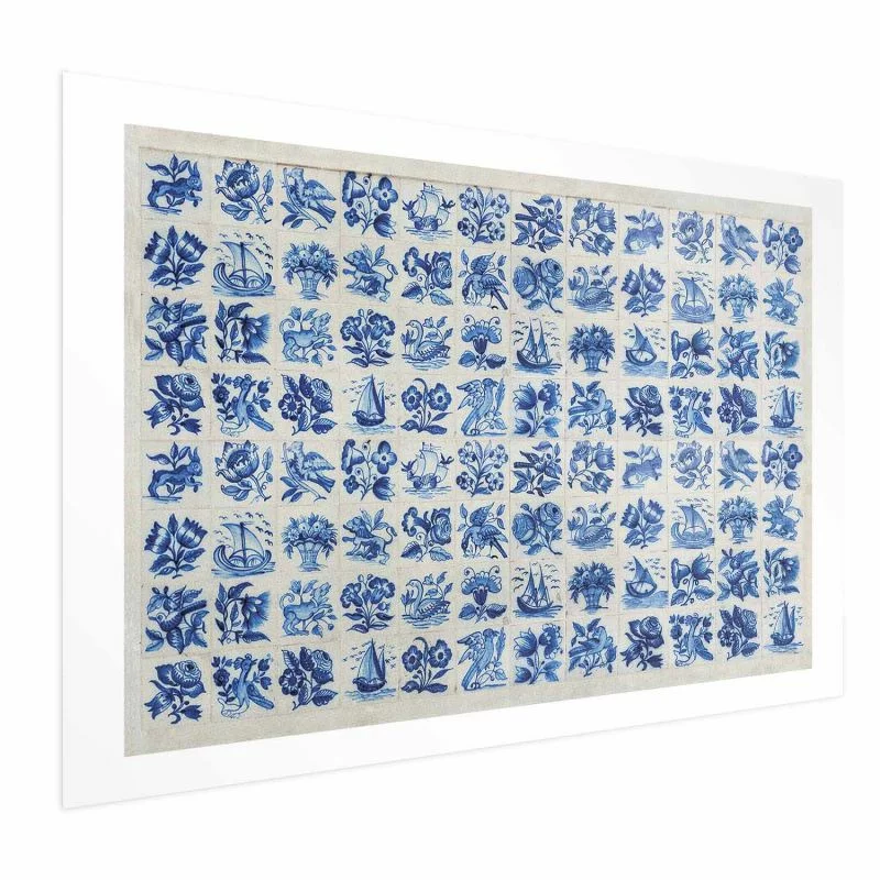 Plakat - Płytki azulejos - tradycyjne ceramiczne portugalskie kafle - obrazek 1