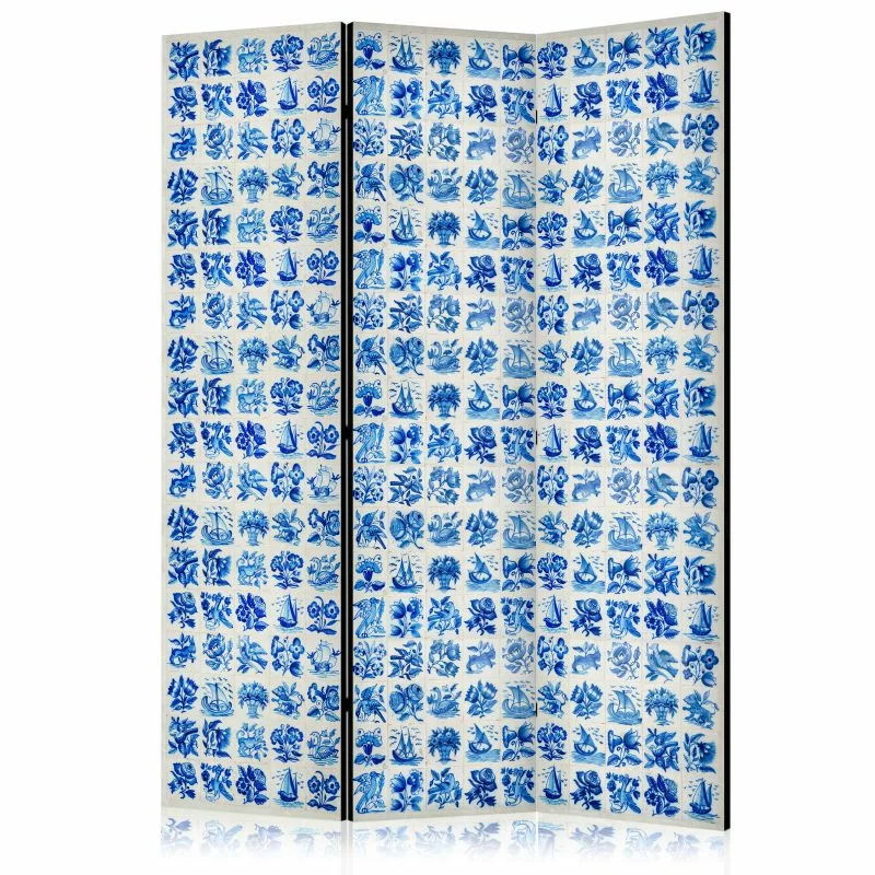 Parawan - Ceramiczne kafelki - tradycyjne portugalskie niebieskie płytki azulejos - obrazek 1
