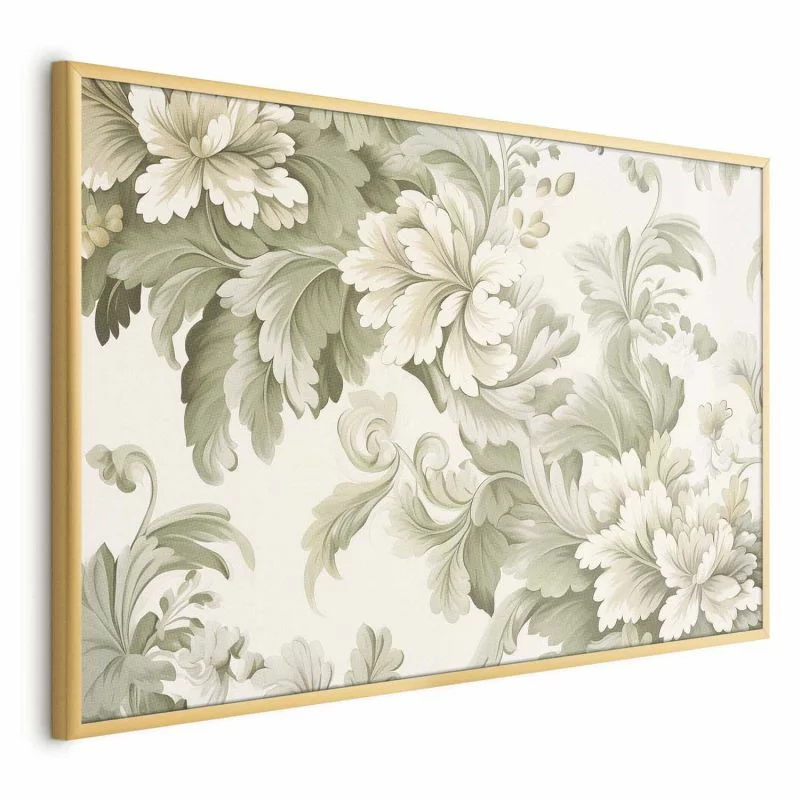 Plakat - Vintage kwiaty w jasnych kolorach - obrazek 1