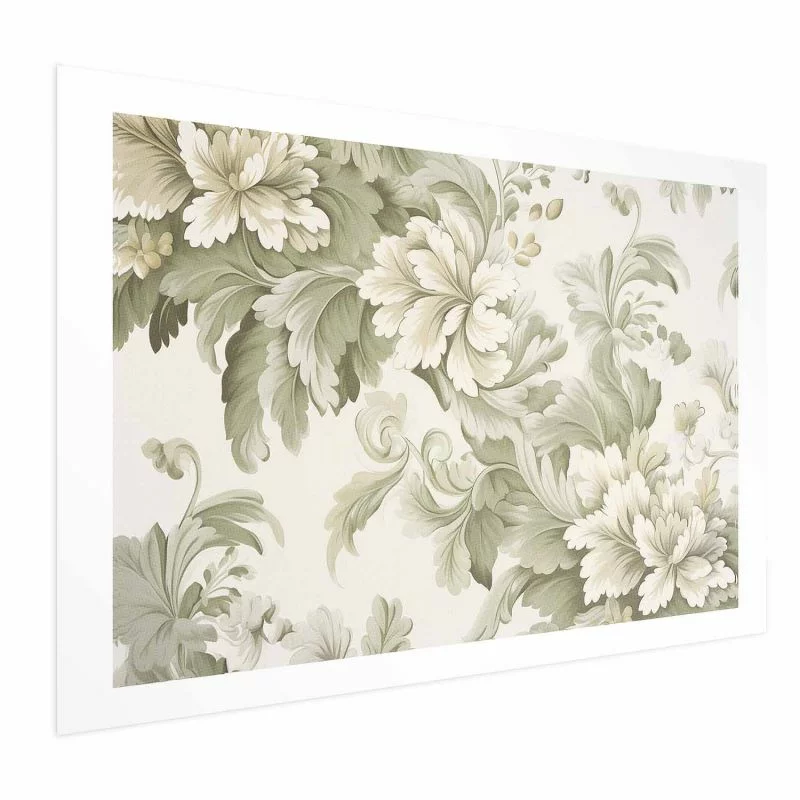 Plakat - Vintage kwiaty w jasnych kolorach - obrazek 1