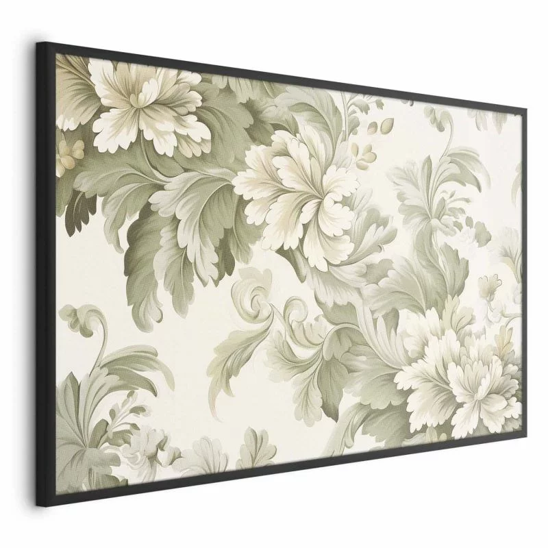 Plakat - Vintage kwiaty w jasnych kolorach - obrazek 1