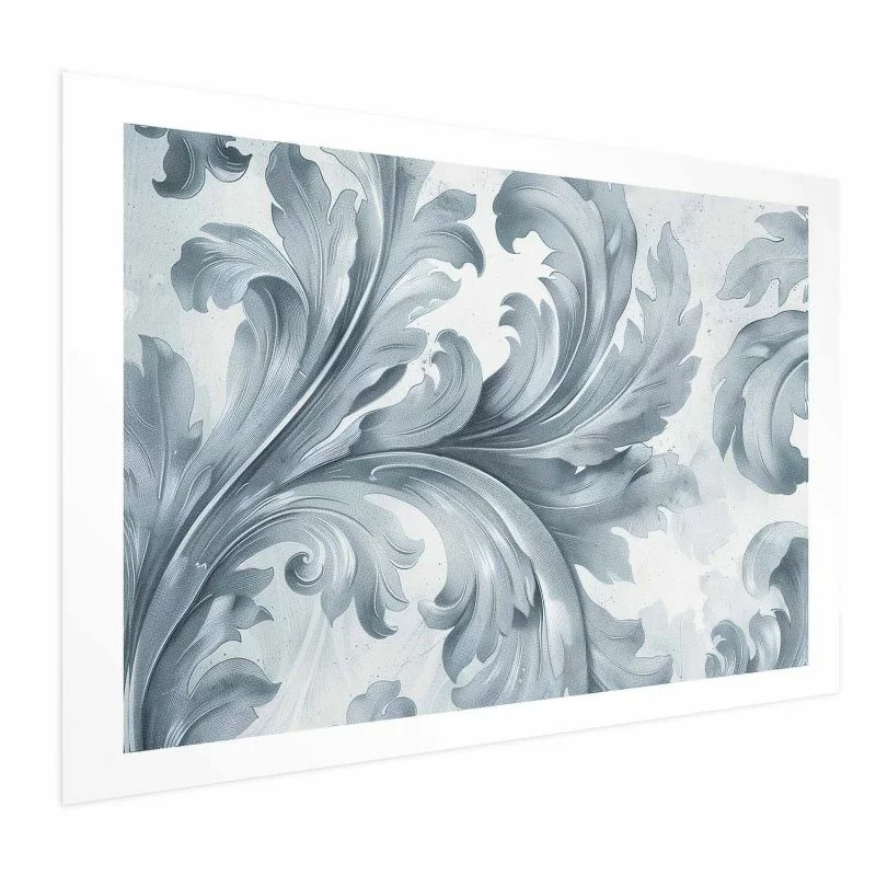 Plakat - Kamienny ornament w stylu barokowym - obrazek 1