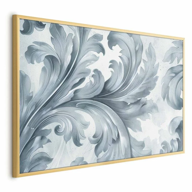 Plakat - Kamienny ornament w stylu barokowym - obrazek 1