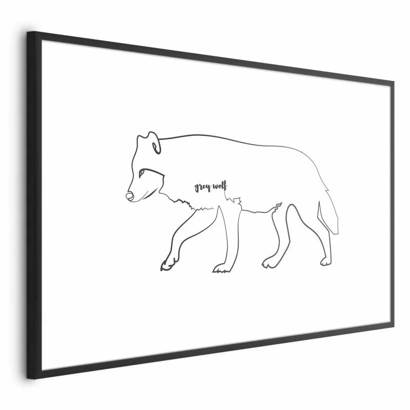 Plakat - Wilk - obrazek 1