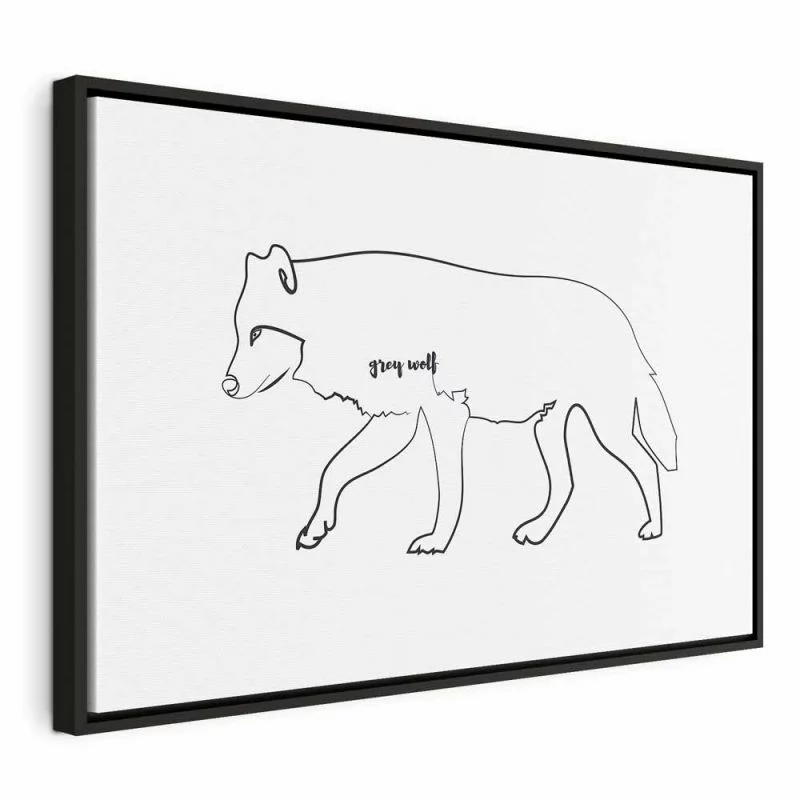 Obraz - Wilk (1-częściowy) szeroki - obrazek 1