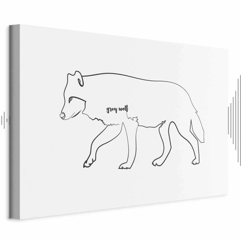 Obraz - Wilk (1-częściowy) szeroki - obrazek 1