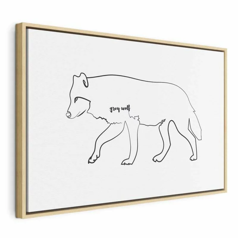 Obraz - Wilk (1-częściowy) szeroki - obrazek 1