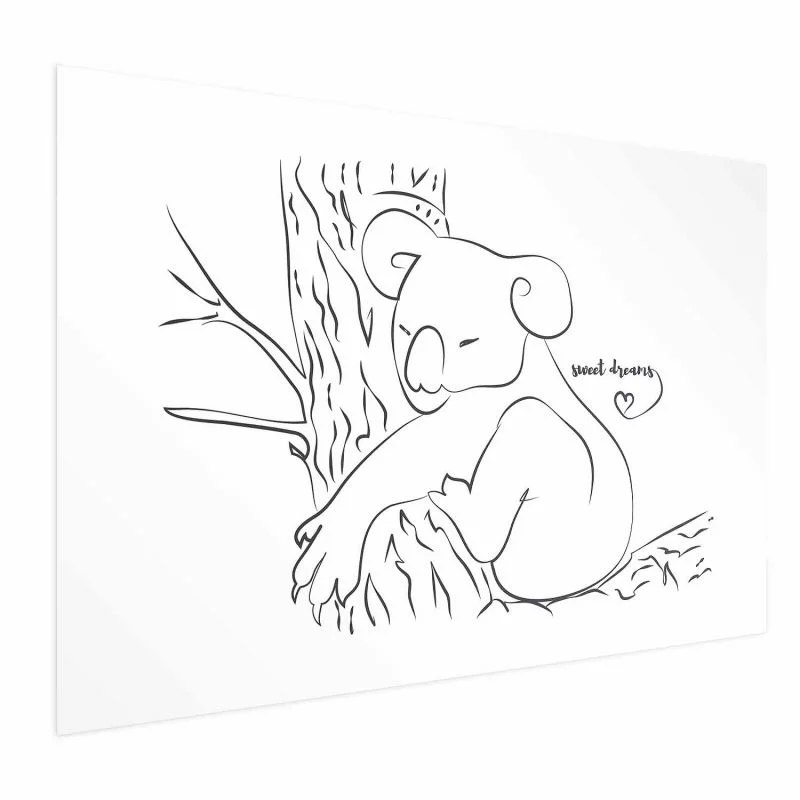 Plakat - Śpiący koala - obrazek 1