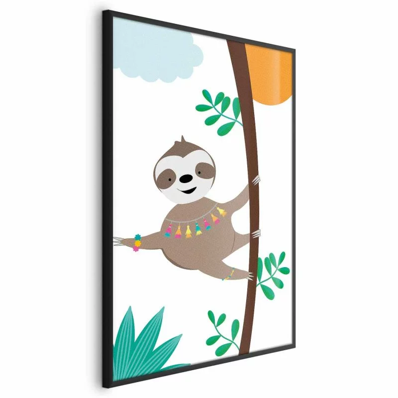 Plakat - Wesoły leniwiec - obrazek 1