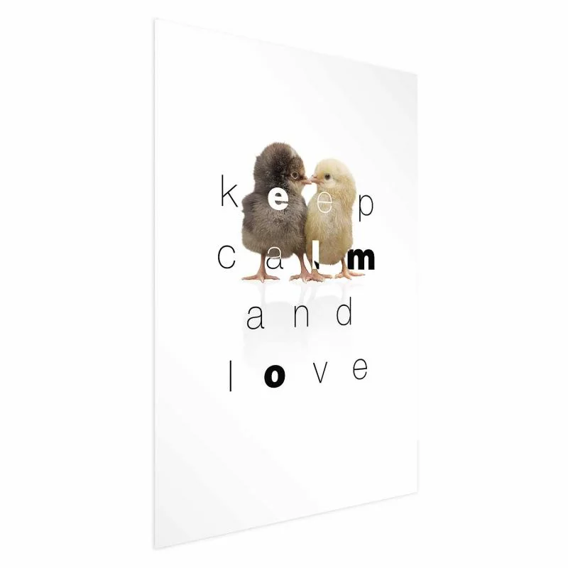 Plakat - Keep Calm and Love - obrazek 1