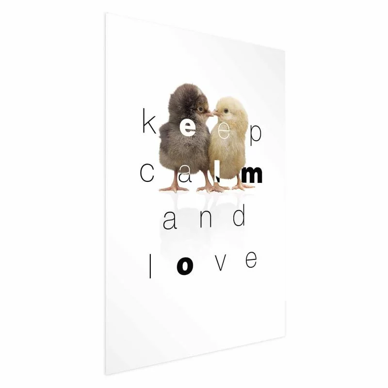 Plakat - Keep Calm and Love - obrazek 1